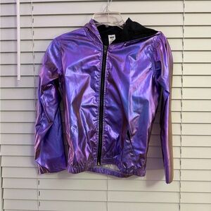 Balera Unisex Metallic Bomber Jacket – Performance Dance Costume – Style 16362